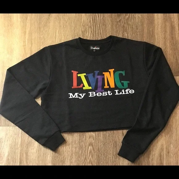 COPY - “Living My Best Life” Crop Top - Picture 8 of 8